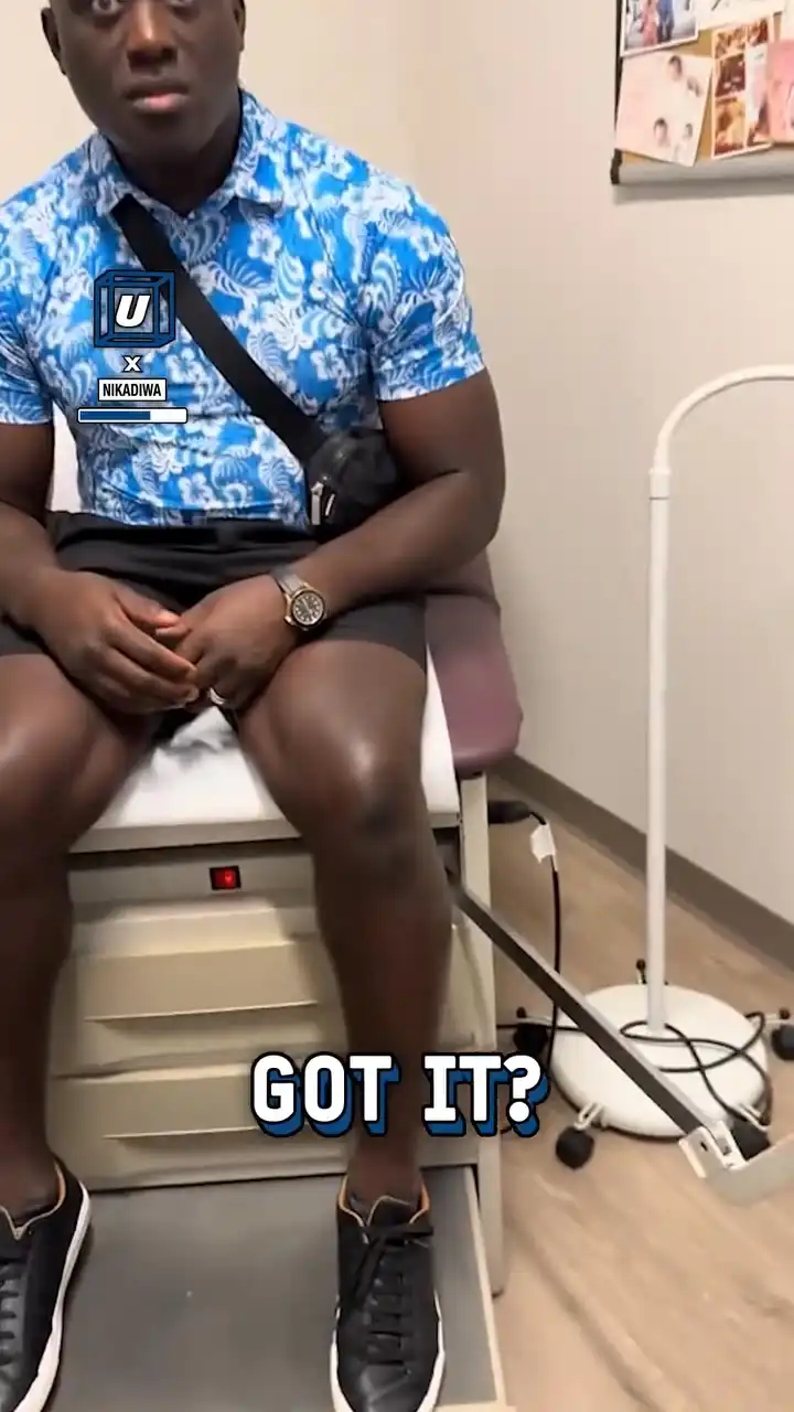 Husband's first time at the gynaecologists 🩺🤣