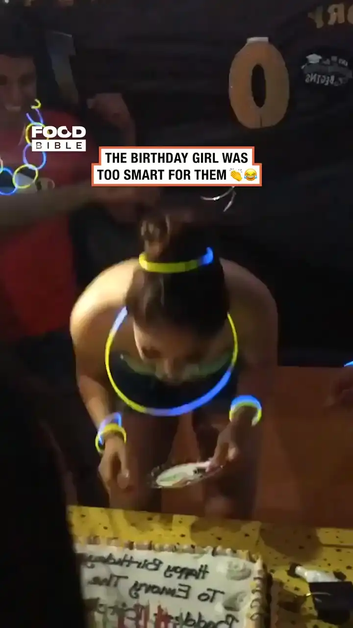 Birthday girl was too smart for them 👏
