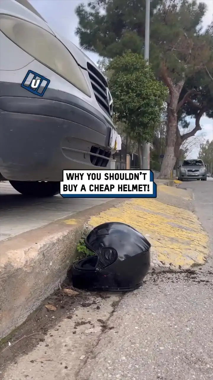 Cheap vs expensive helmet test โ๏ธ๐ฒ