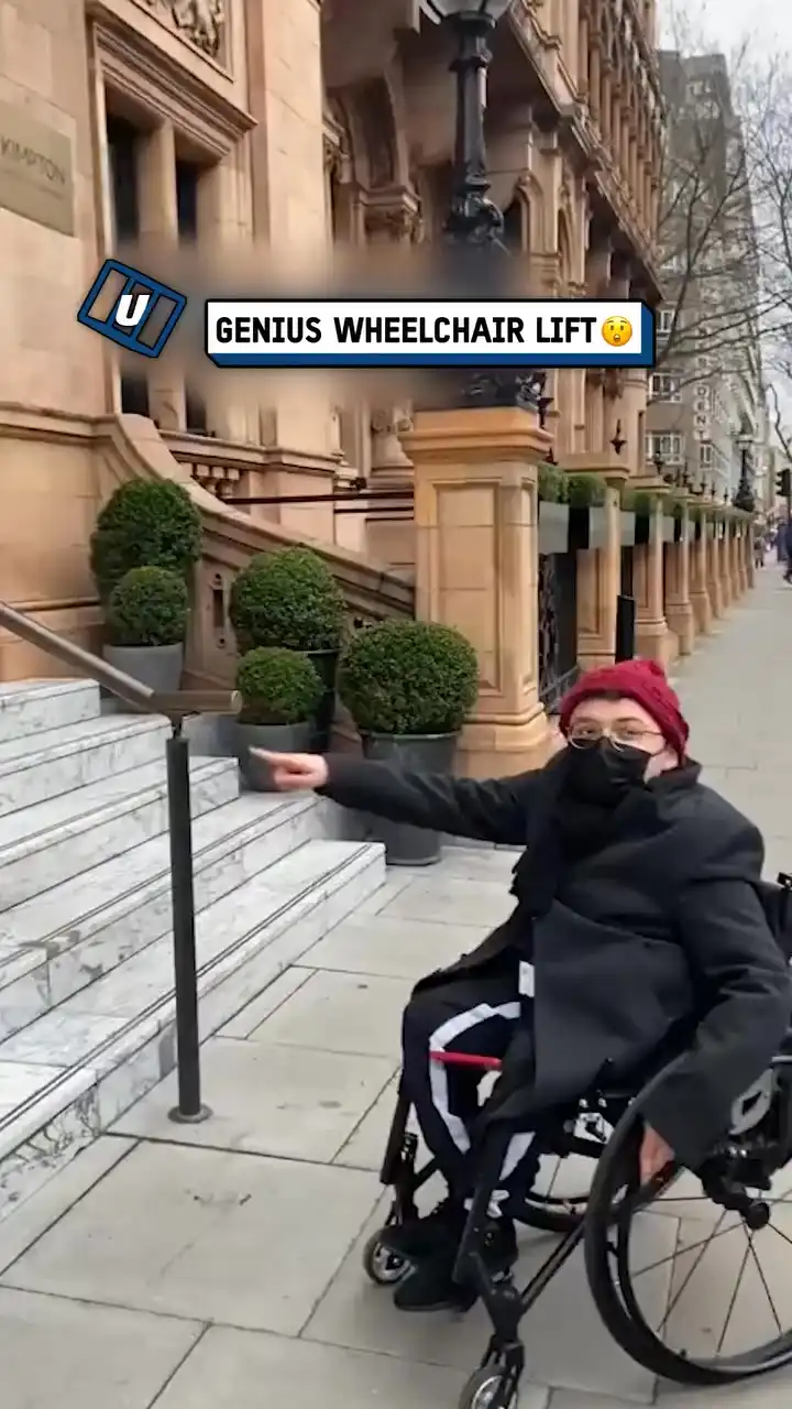 Transforming wheelchair lift stairs 🦽🤯