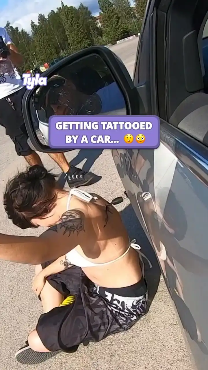 Getting tattooed by a car π³π