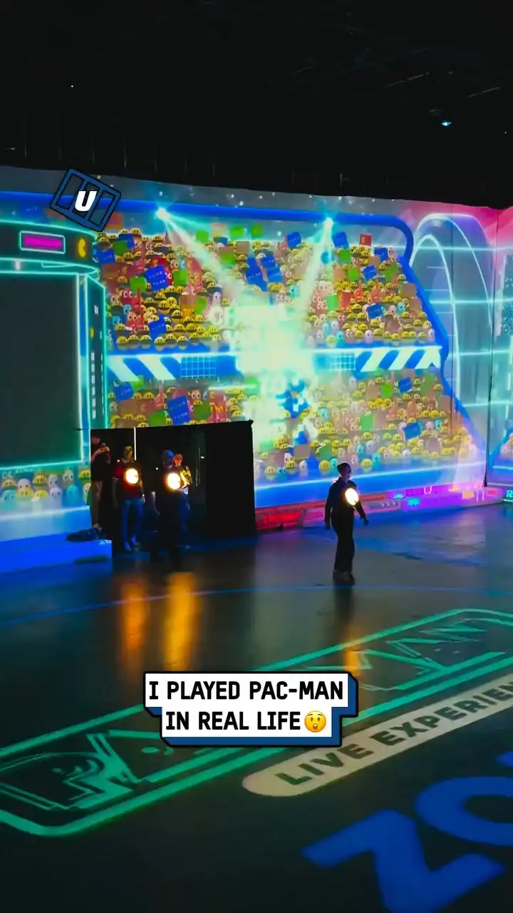 Playing Pac-Man in real life 🕹️🤯
