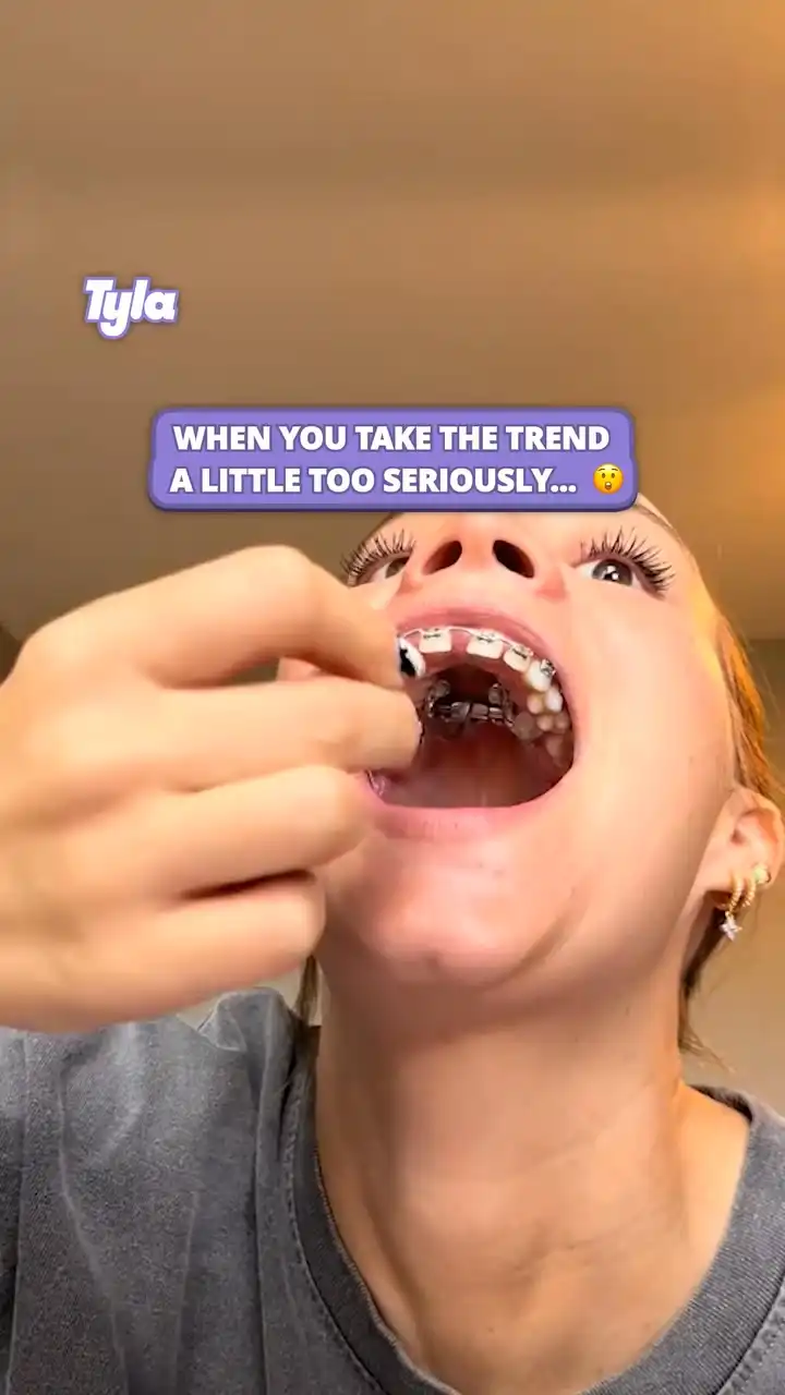 When you take the trend a little too seriously... 😲