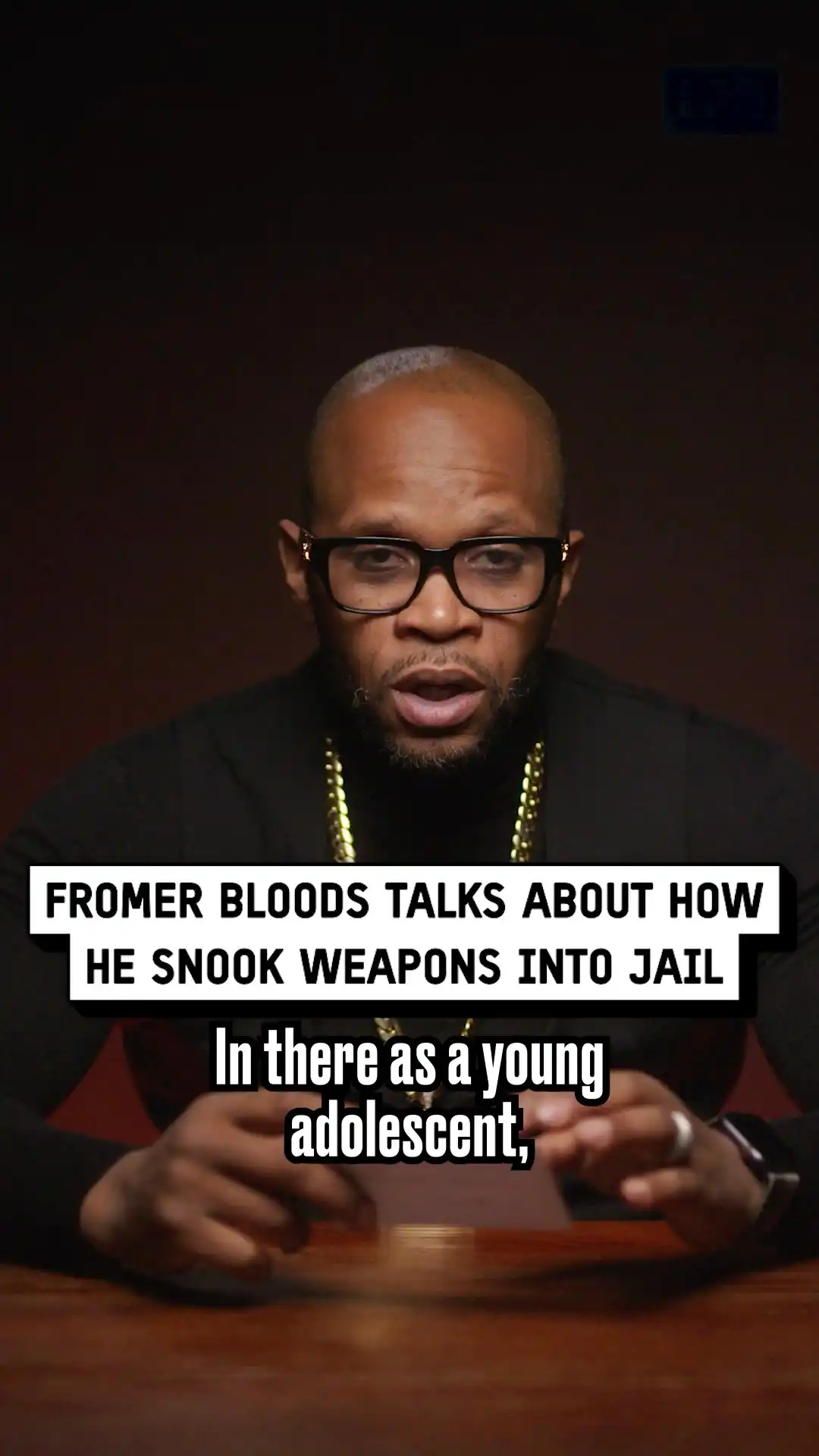 Former Bloods talks about how he snook weapons into jail