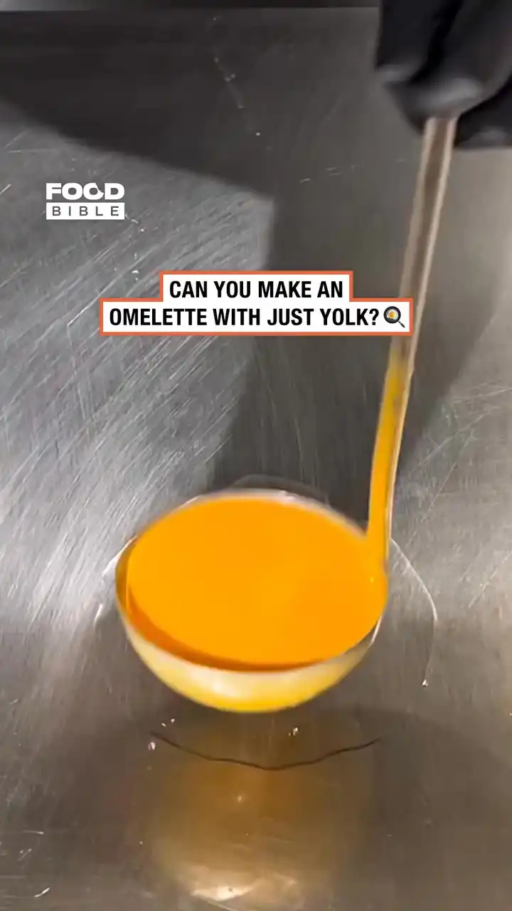 Egg yolk omelette ๐ณ