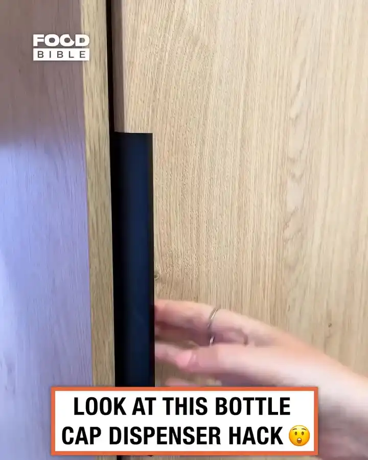 Bottle cap dispenser 😯