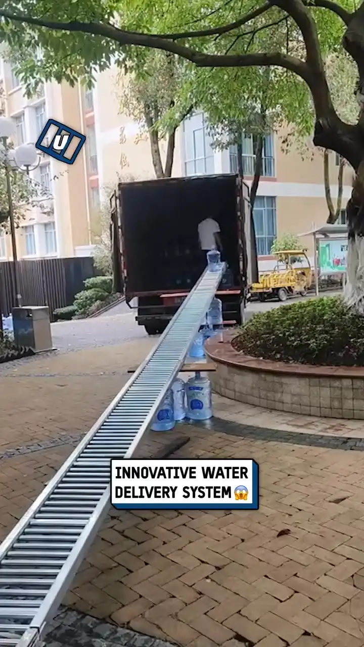Innovative water delivery system 🤯💦