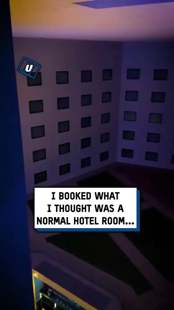 Creepy backrooms hotel 😳😱