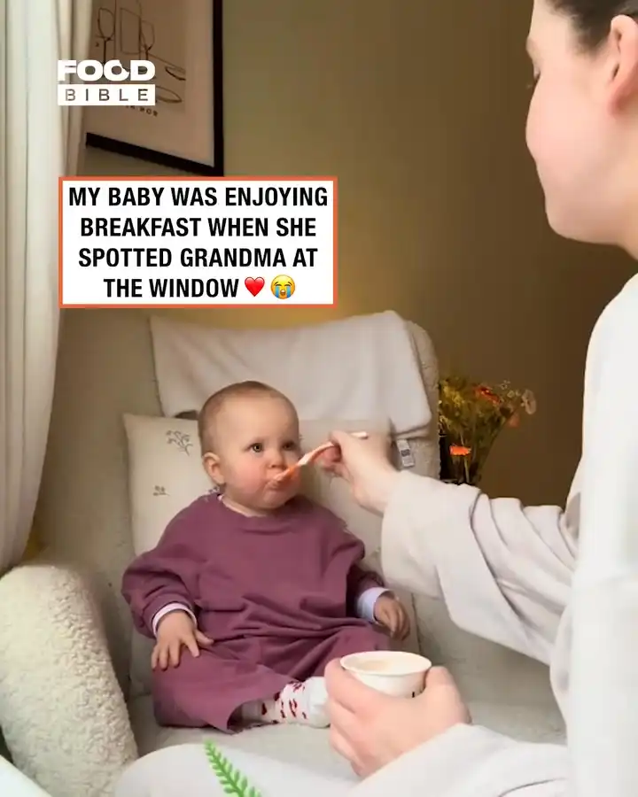 Baby gets excited to see grandma 🥹🥰
