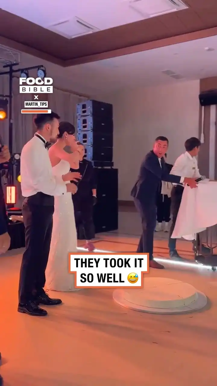 Kid Drops $1K Wedding Cake 🎂