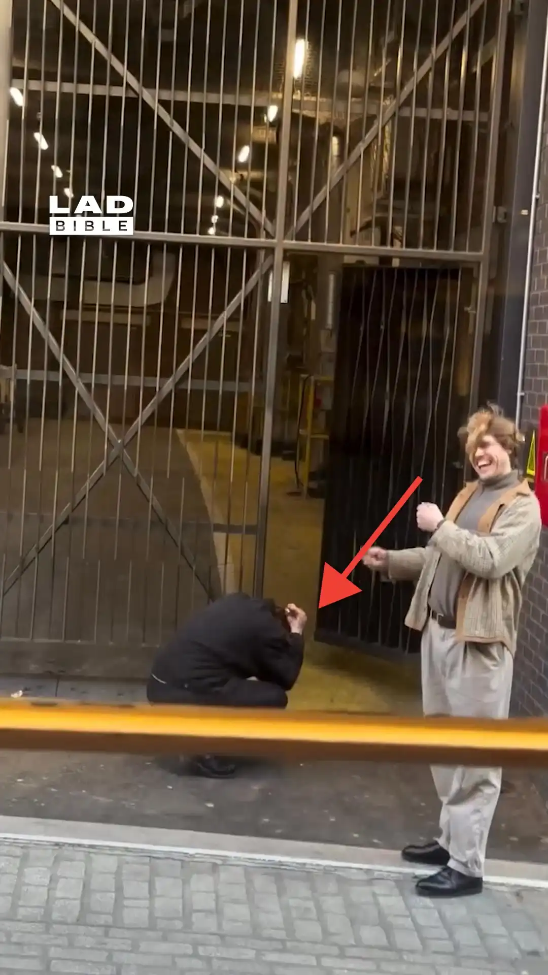 This guy has a shocker trying to retrieve a child's toy 😅