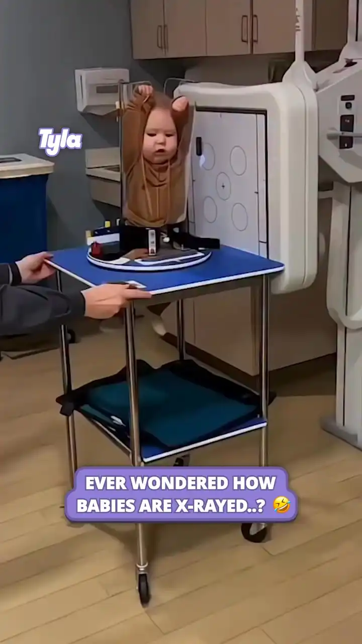 This is how babies are X-rayed 😮