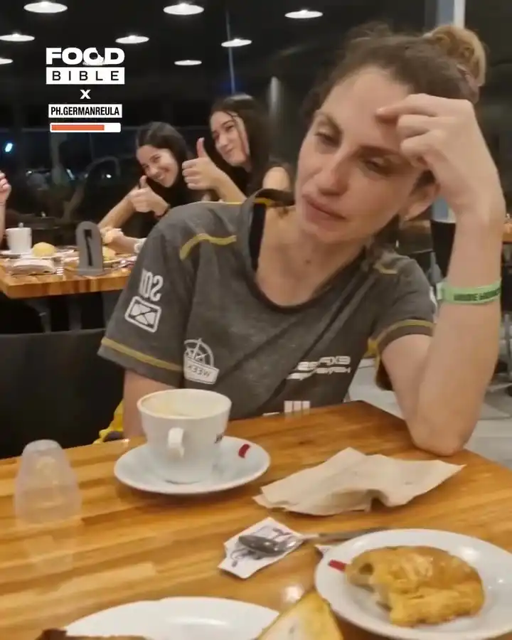 Kid charms full table of girls 😂