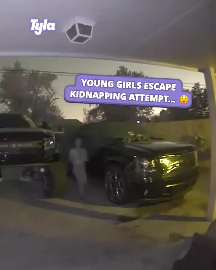 Young girls run to safety after kidnap attempt 😲