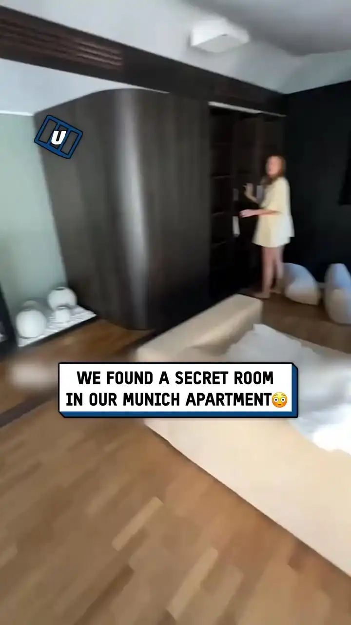 We found a secret room in our Munich apartment 😲🕵️♂️