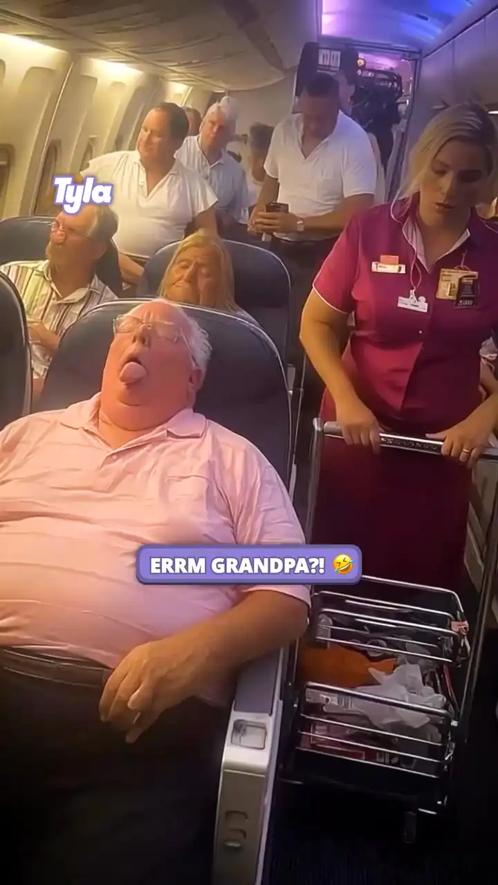 My grandpa is on airplane mode 😂