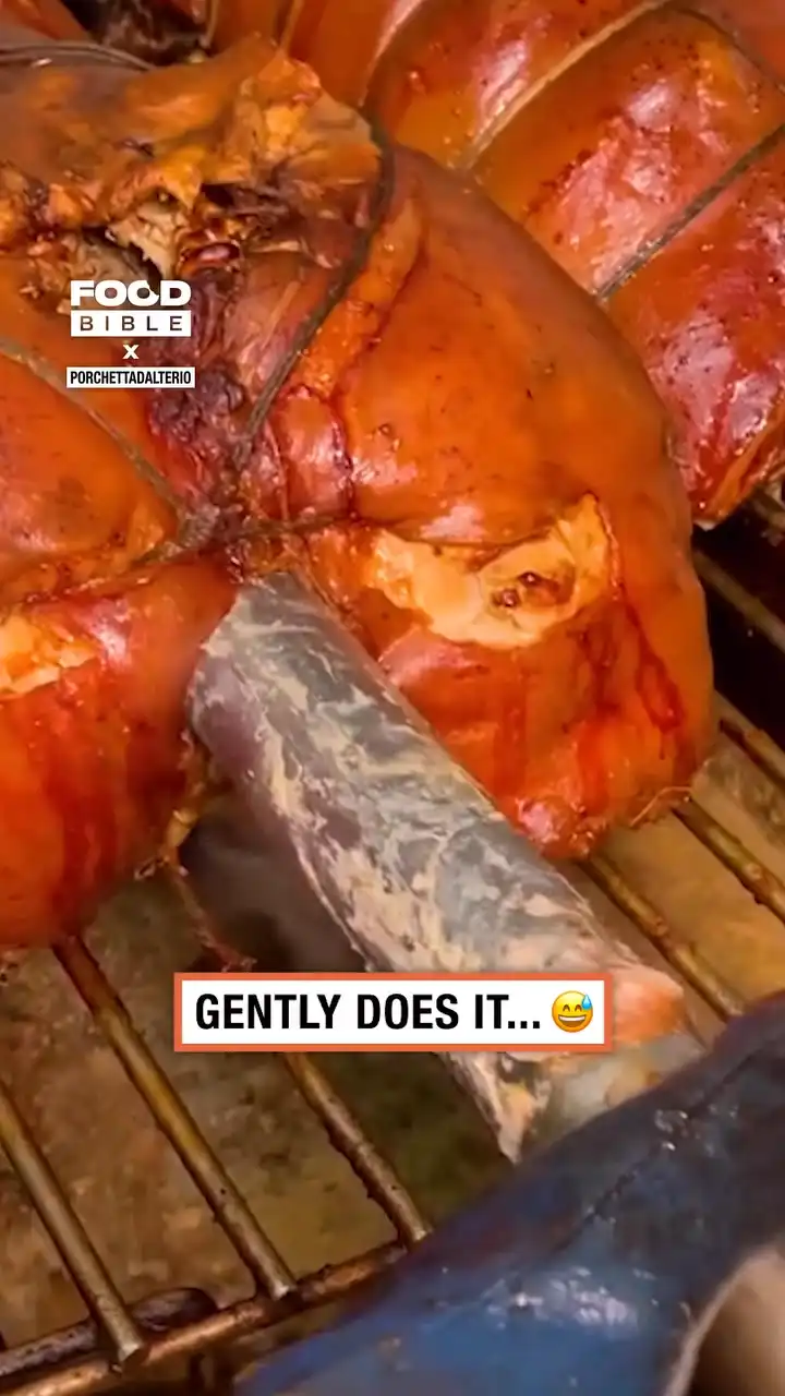 Releasing the pork meat 👀