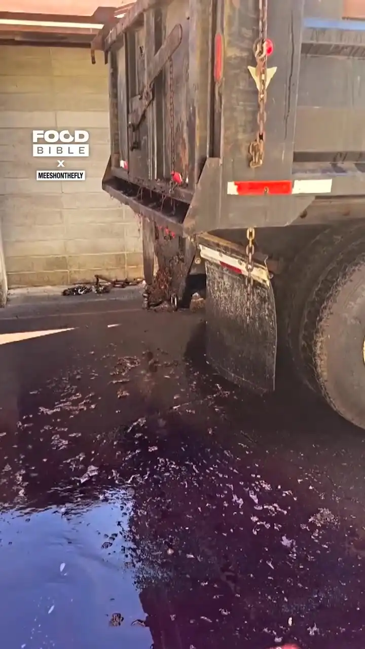 Drinking straight from the truck 🍷