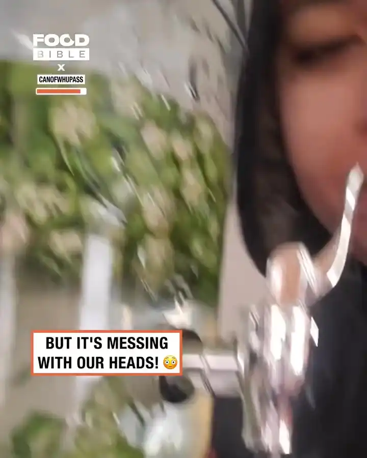 Drinking sticky water 😳