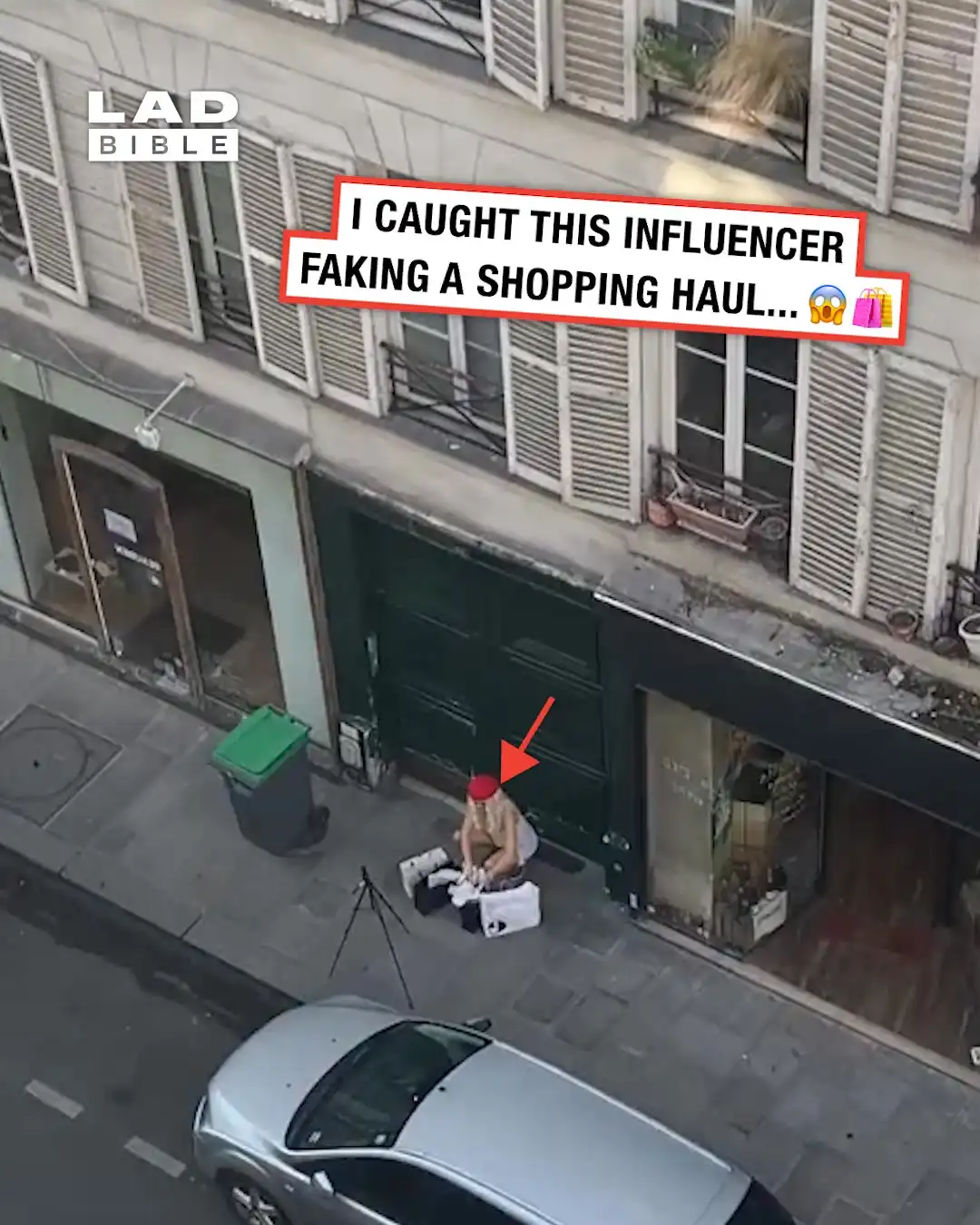 I caught an influencer faking a shopping haul 😱