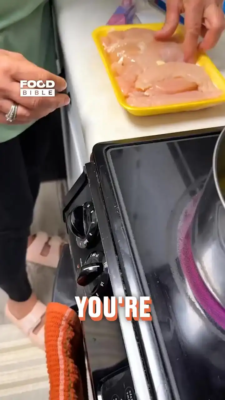 Hack for home-made fried chicken 🍗