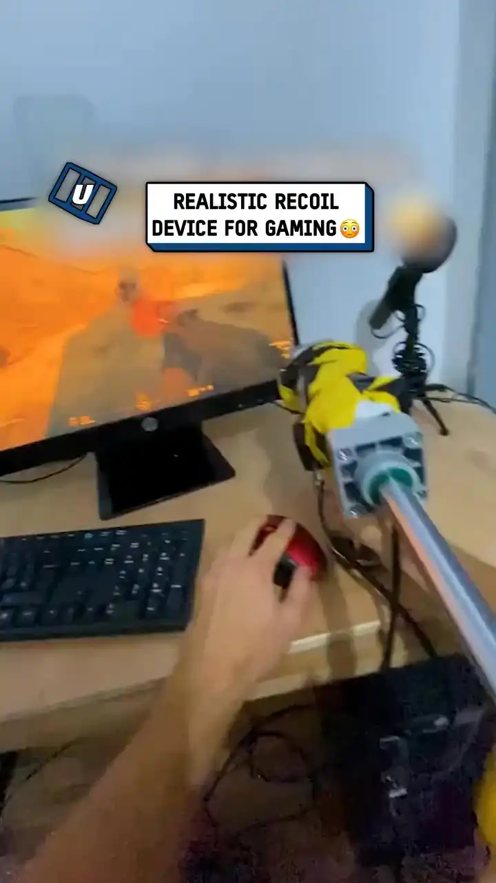 Realistic recoil device for gaming 😲🎮