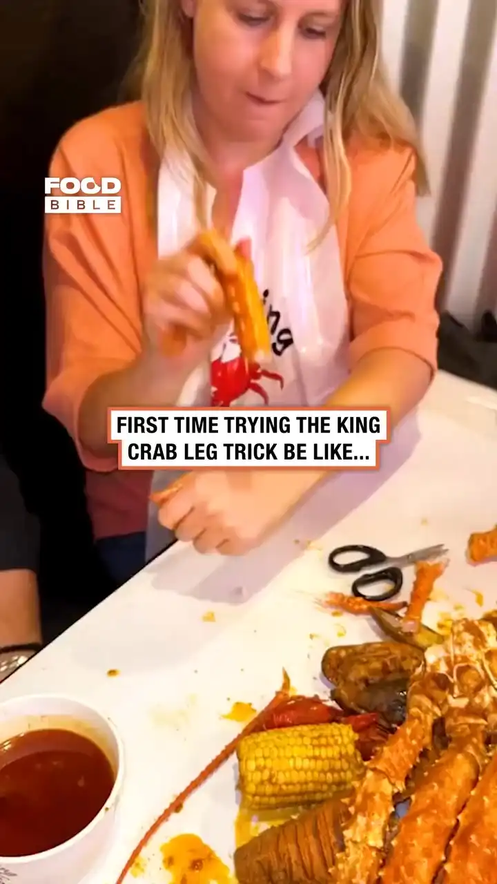 Trying the crab leg trick 🦀