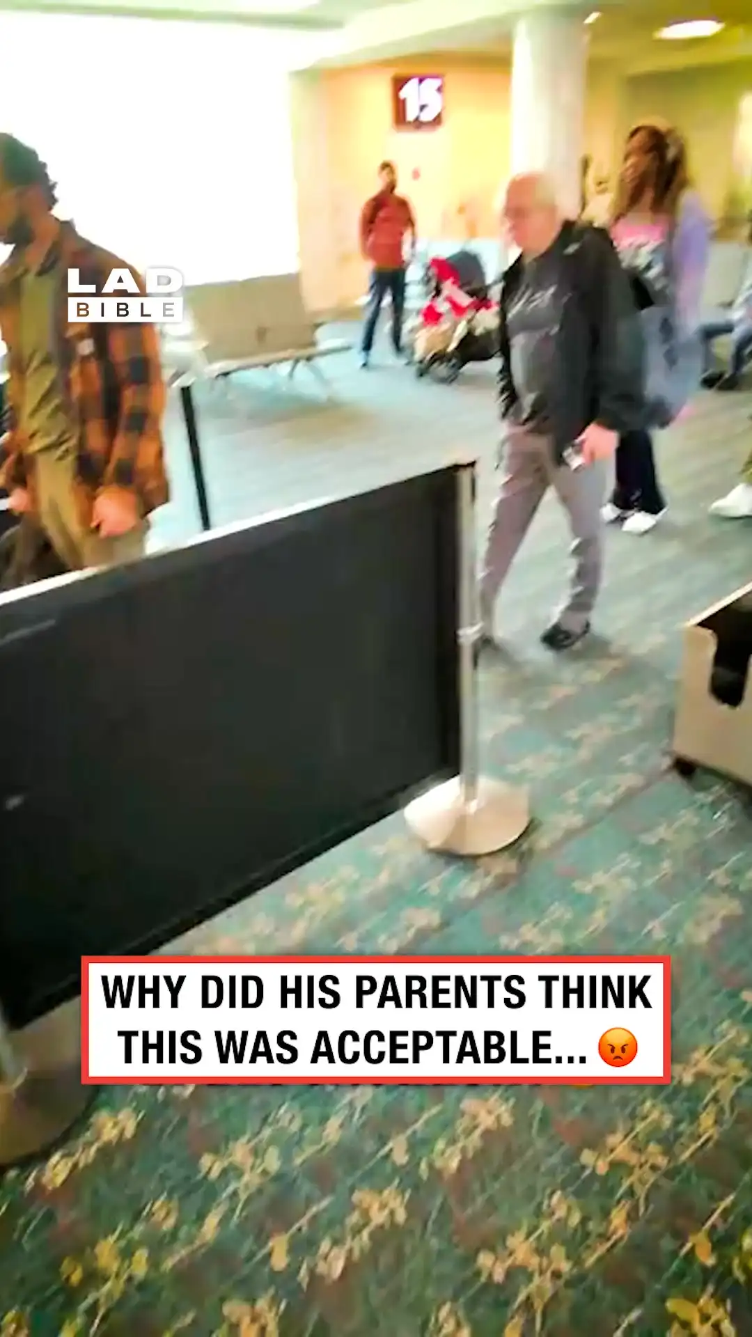 Little Kid Blocked Grown Man From Cutting In Line 😳