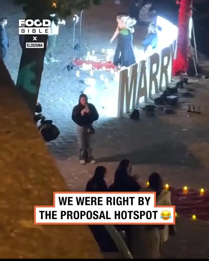Visiting the proposal hotspot in Paris 😂