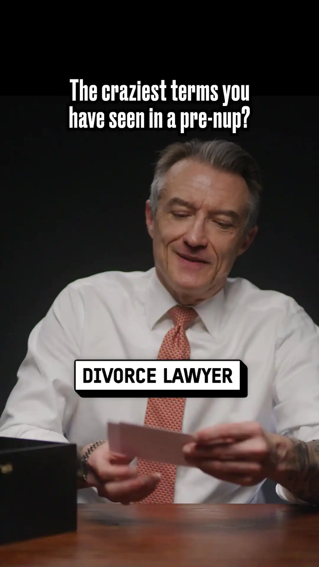 Divorce lawyer talks about the craziest pre-nup terms