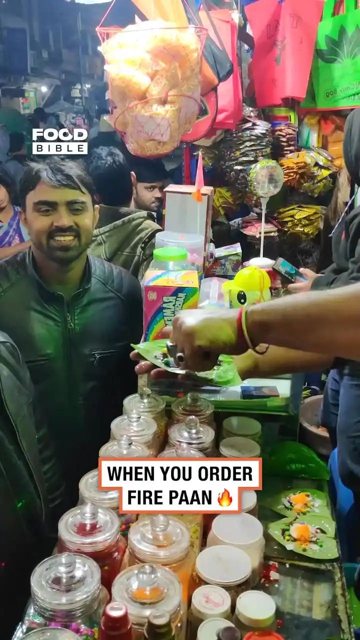 Street Vendor Dishes out Fire Paan 🔥