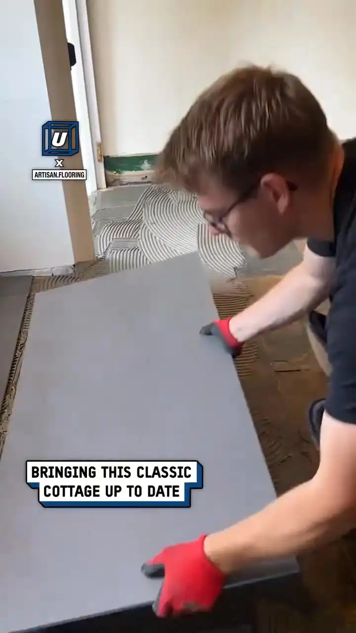 Perfect laminate floor fitting 🧱😍