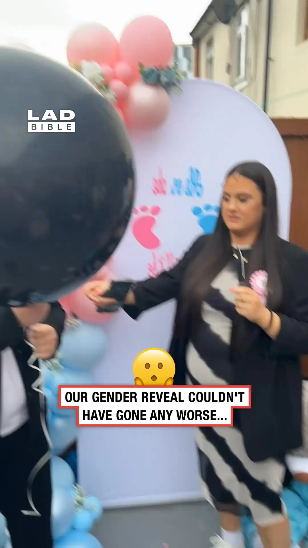 Our gender reveal couldn't have gone any worse 😳😅