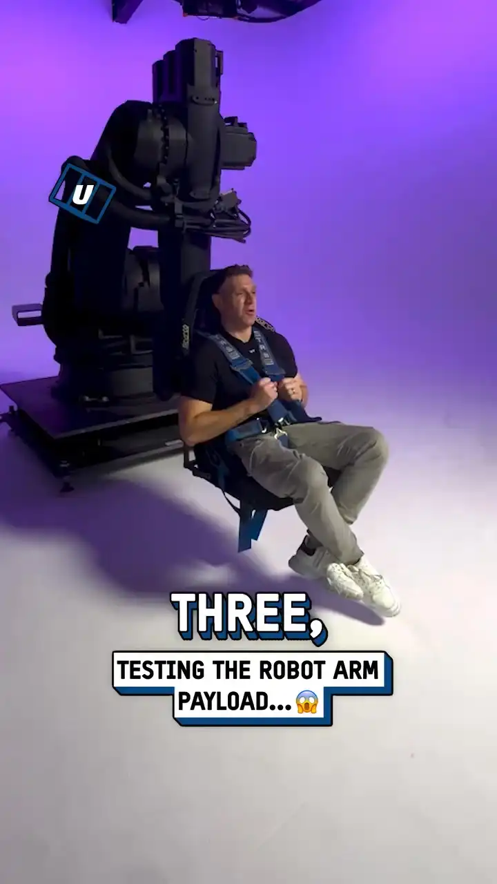 Testing the robot arm payload