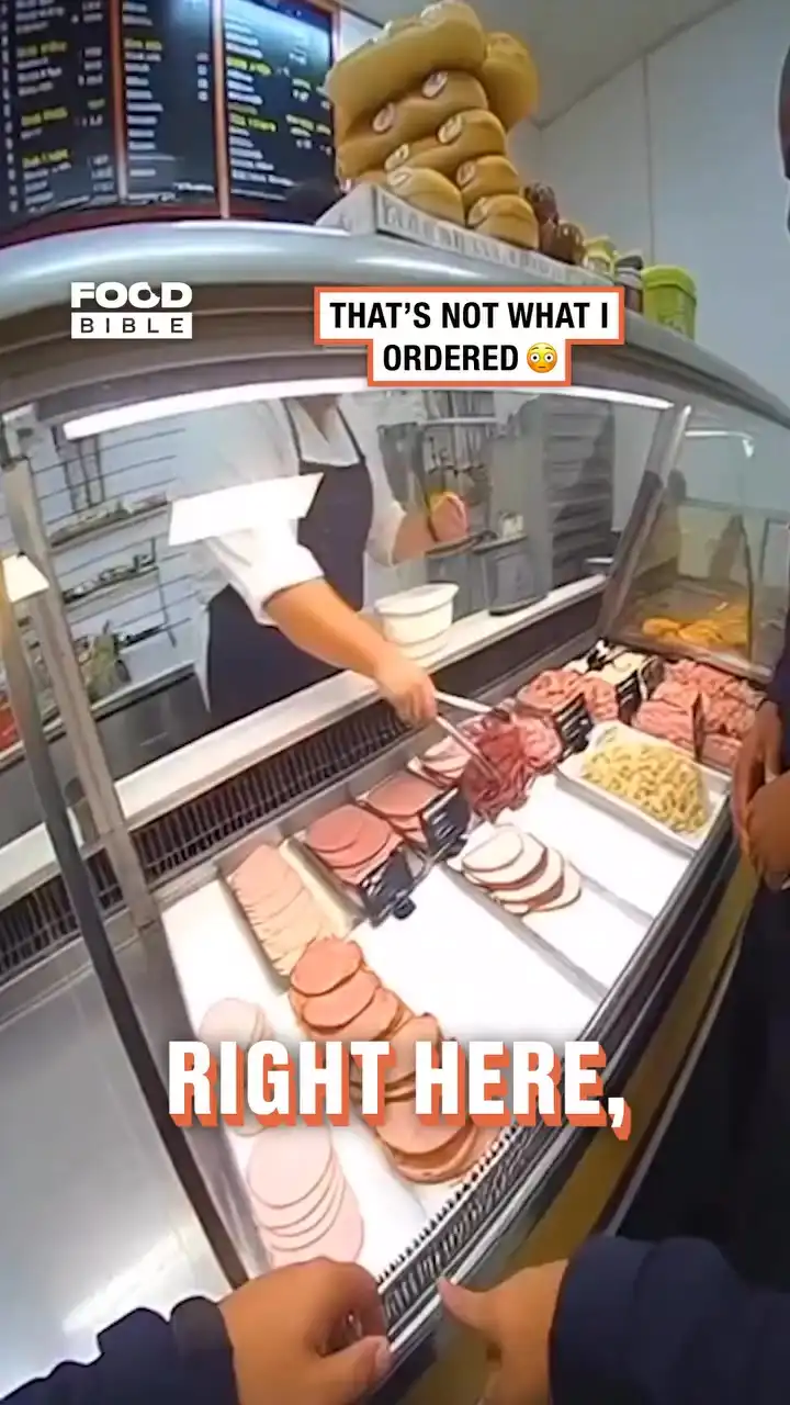 Rat runs across deli counter 🐀