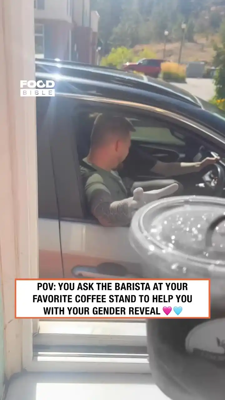 Creative Gender Reveal with a Coffee 👏