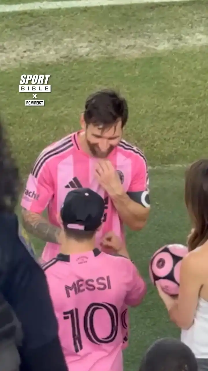 Fan Asks For Messi's Shirt