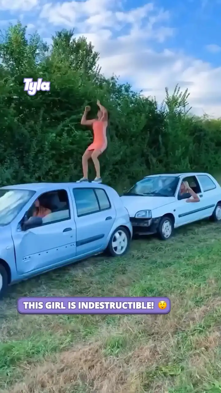 This girl is indestructible! 😲