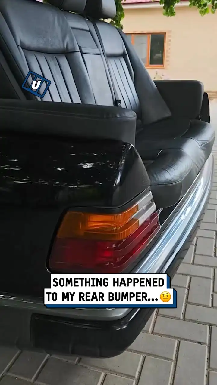 Car rear bumper couch