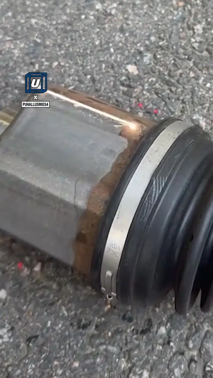 Extremely satisfying laser clean