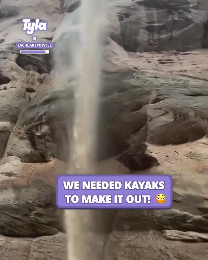 We got caught in a flash flood 😱💦