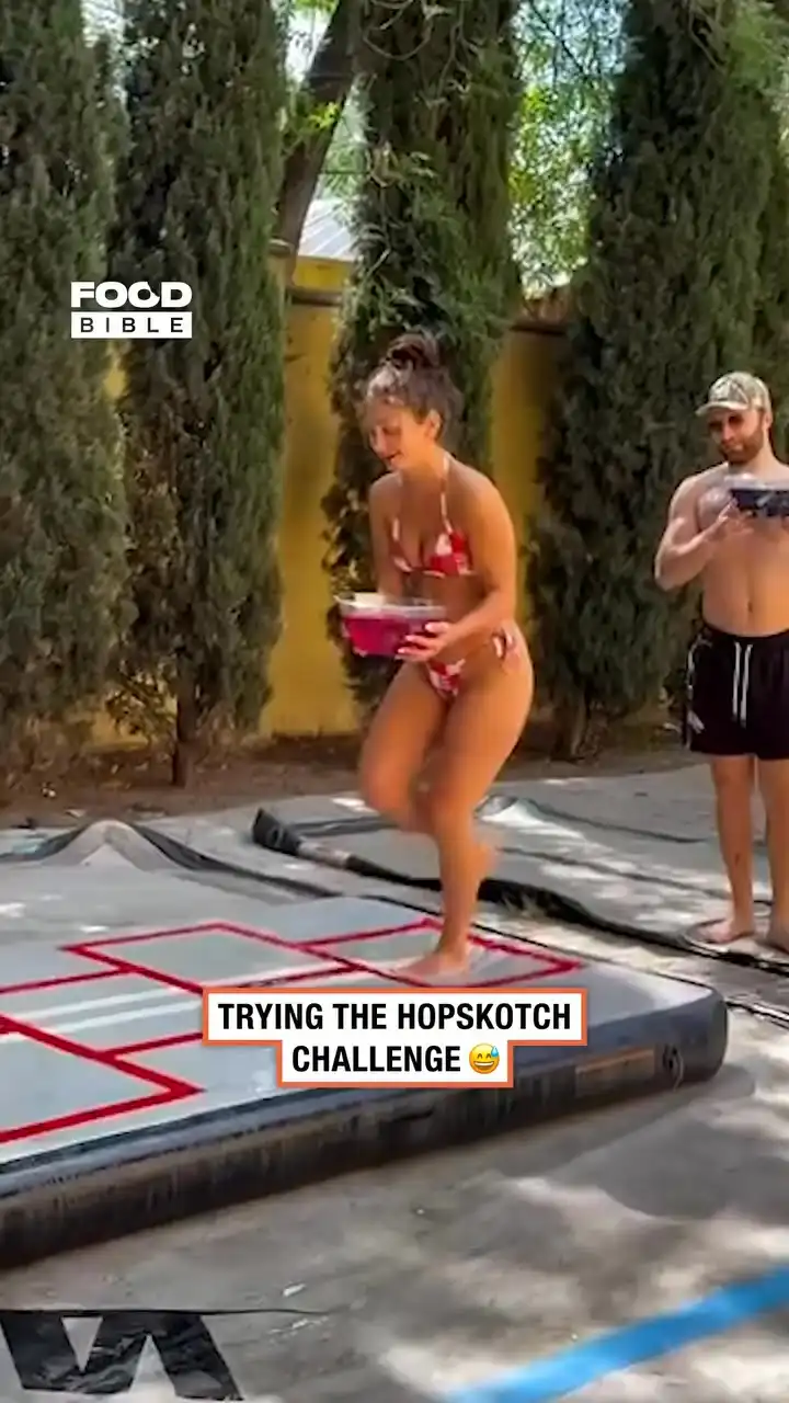 Hopscotch challenge 😂