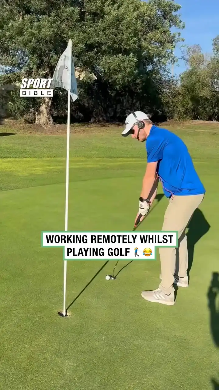 Working Remotely Whilst Playing Golf ⛳️ 📞