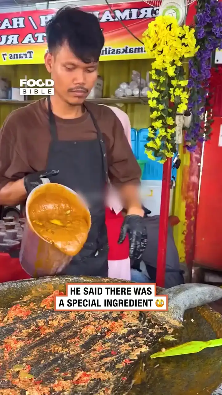 Street food has special ingredient 😳