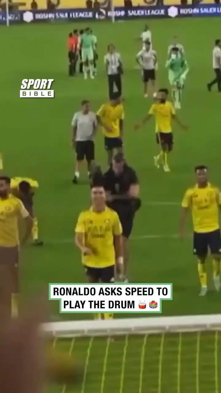 Ronaldo Asks Speed To Play The Drum