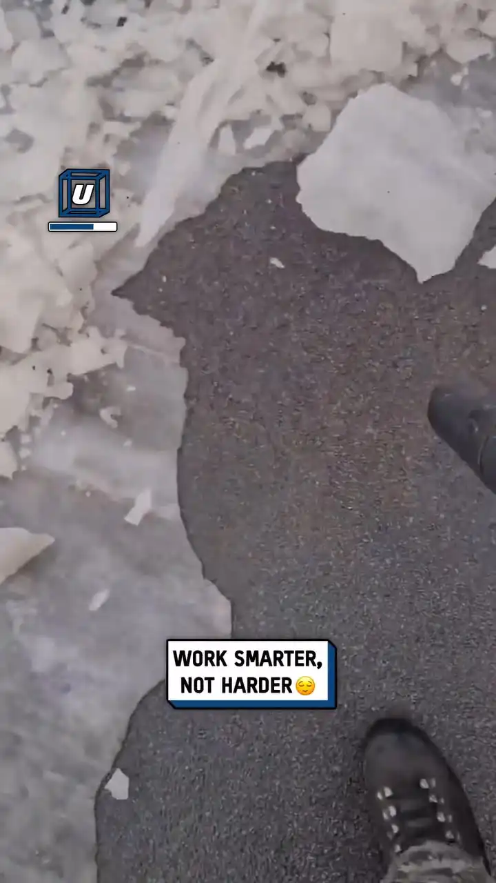 Satisfying de-icing method