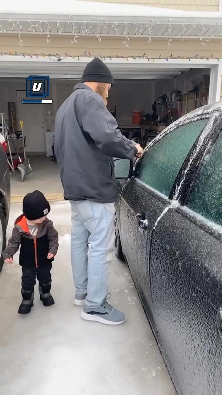 Frozen car door hack