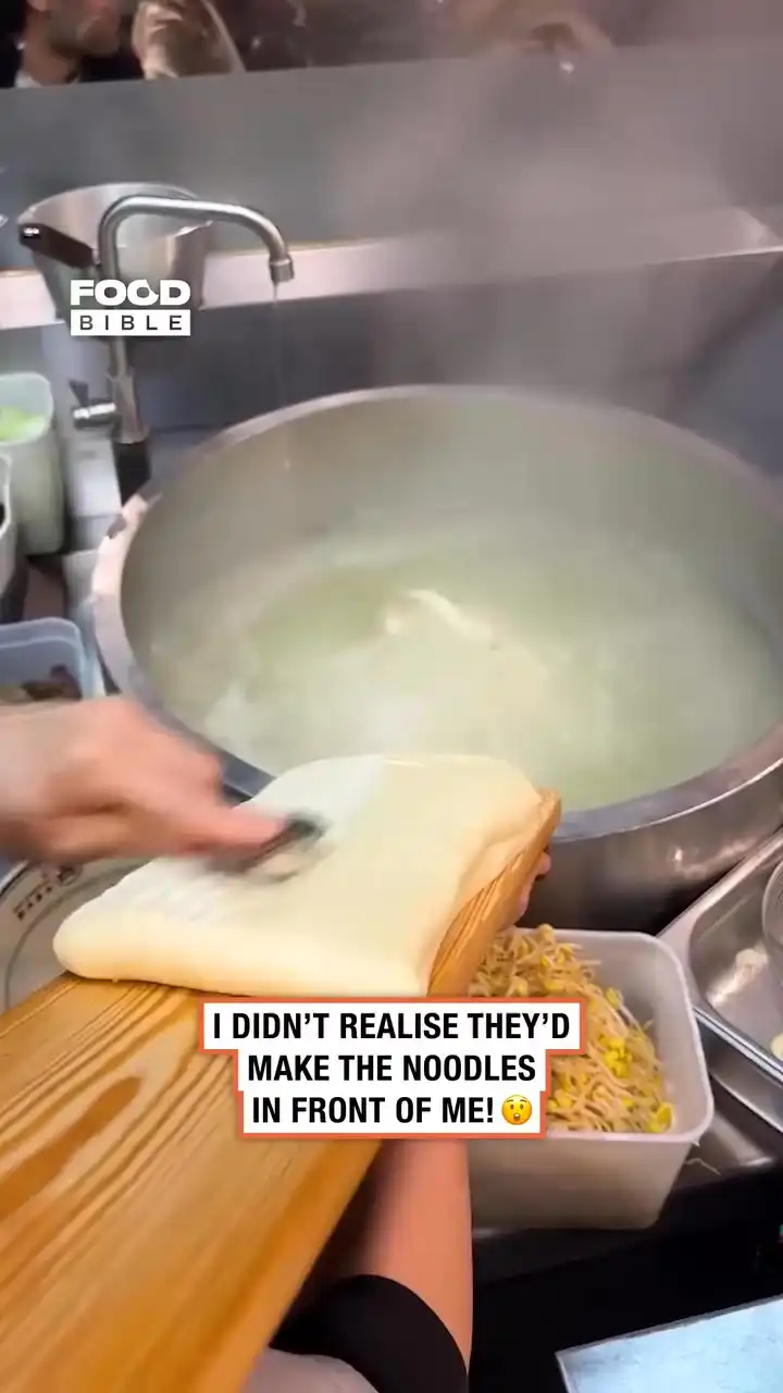 Knife cut noodles 🍜