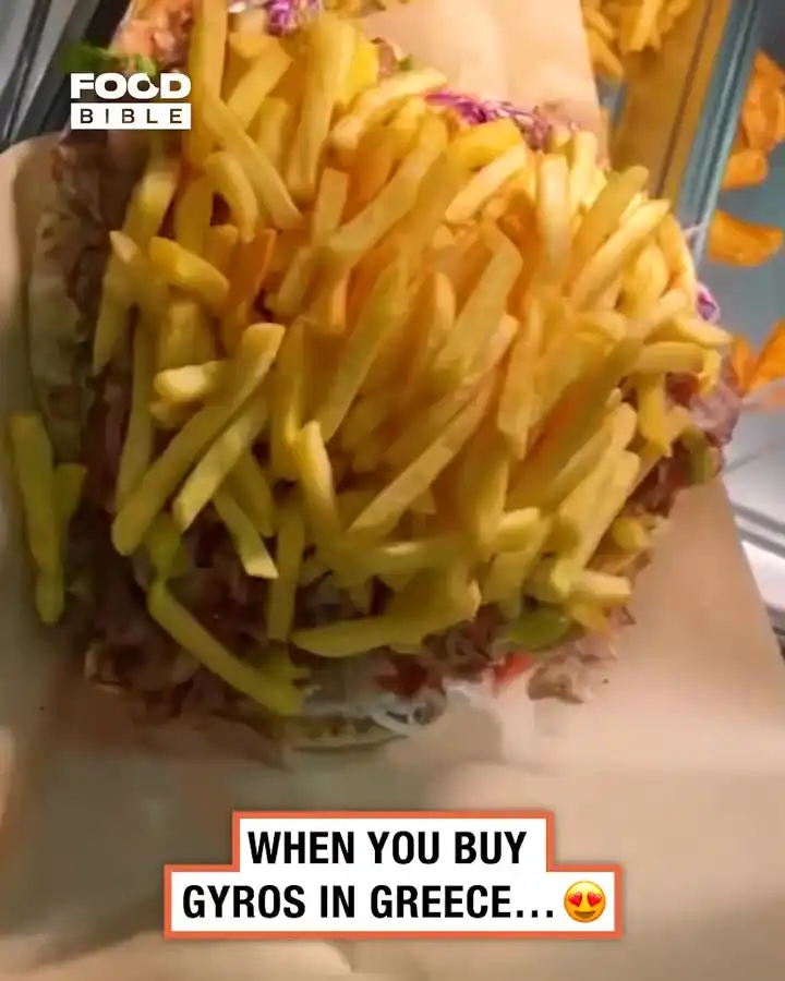 Huge kebab in Greece 🇬🇷