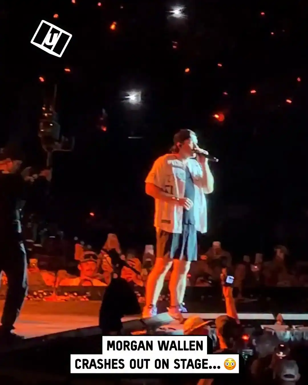 Morgan Wallen chucks his piano off stage 😱🎹